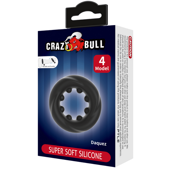 Crazy Bull Super Soft Silicone Cockring - Daquez (no.4)