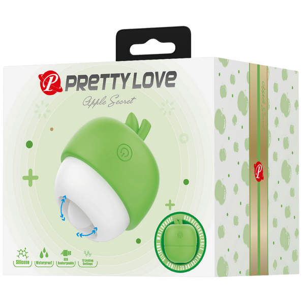 Pretty Love Apple Secret Clitoral Licking Stimulator Green