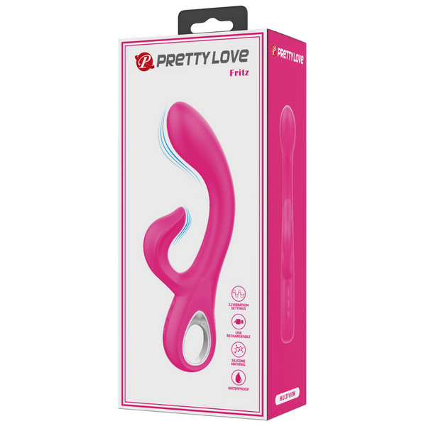 Pretty Love Fritz Rabbit Vibrator Pink