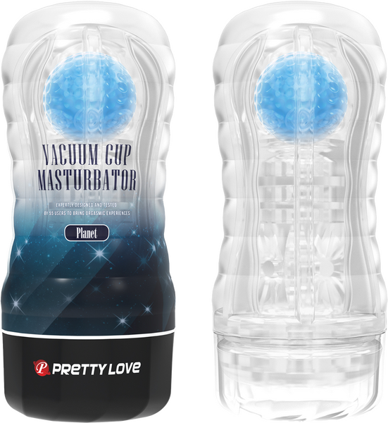 Pretty Love Vacuum Cup Ball-Rolling Masturbator (Planet)