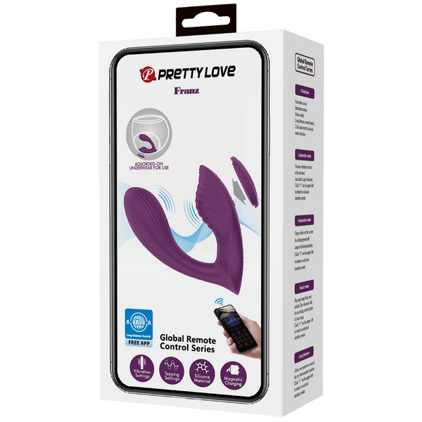 Pretty Love Franz Magnetic Panty Vibrator Byzantium (App Control)
