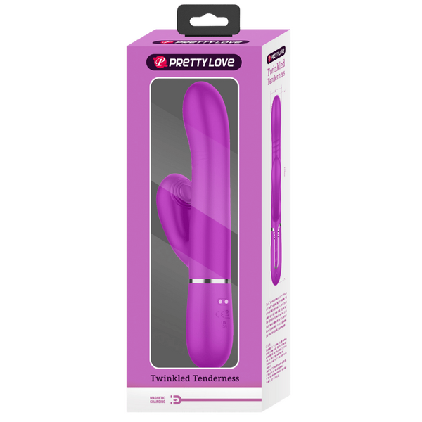Pretty Love Mariana - 4in1 Multi-function Thumping Rabbit Vibrator Pink