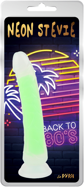 La Viva Neon Stevie Glow In The Dark Green Dong