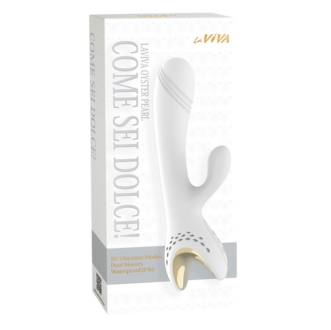 La Viva Oyster Pearl - Come Sei Dolce Vibrator (White)