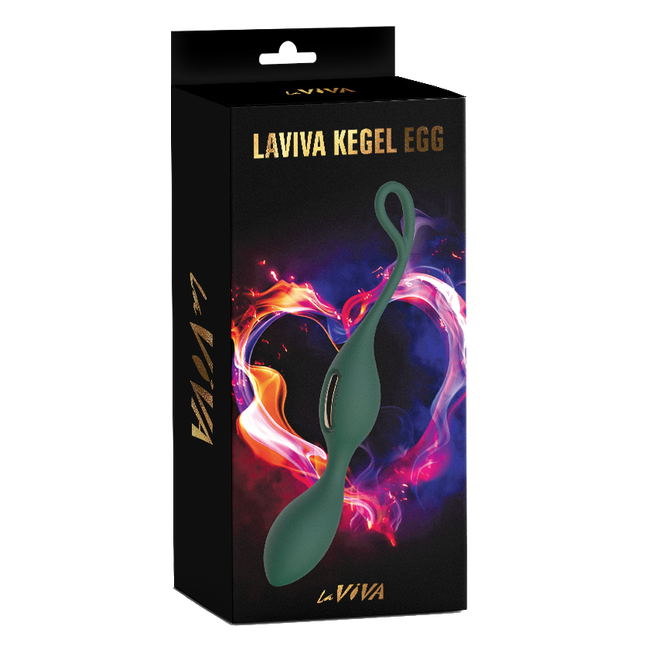 La Viva Kegel Vibrating Egg With Remote Control (Teal)