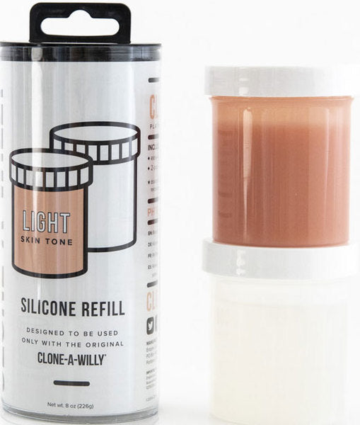 Clone a Willy Silicone Refill Light Skin Tone