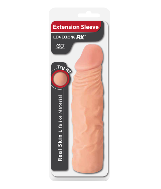 Excellent Power Loveclone RX 8" Extension Sleeve (Flesh)