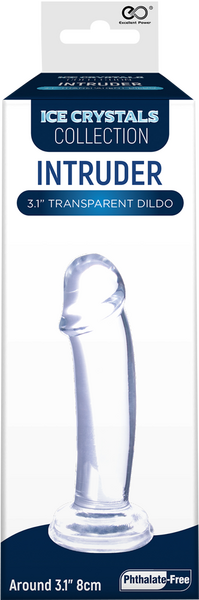 Excellent Power Intruder 3.1" Transparent Dildo Clear