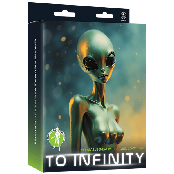 Excellent Power | Inflatable 3-Breasted Alien Love Doll - (Ynez Standing)