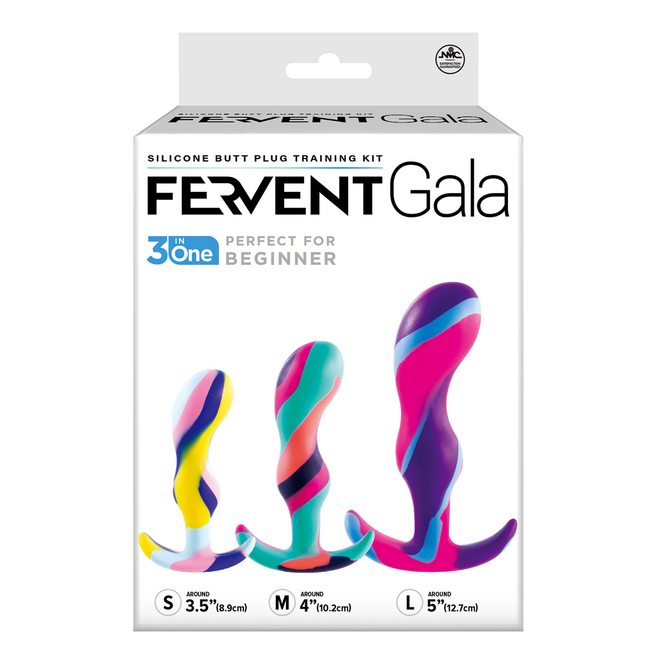 Excellent Power Fervent Gala Silicone Butt Plug Training Kit