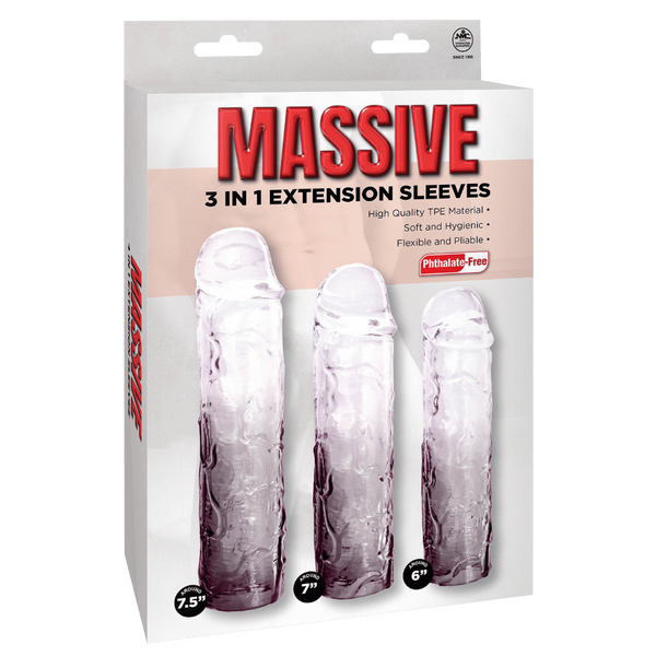 Excellent Power Massive 3 In 1 Extension Sleeve (Smoke)