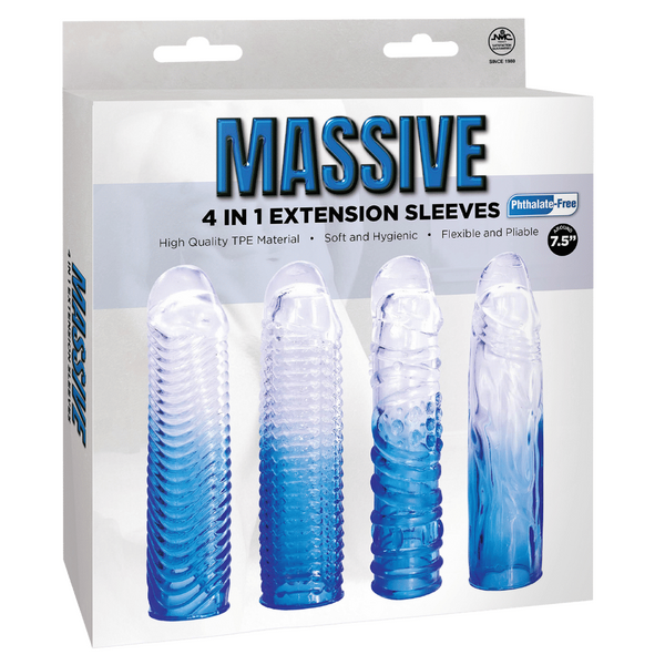 Excellent Power Massive 4 In 1 Extension Sleeve (Blue)