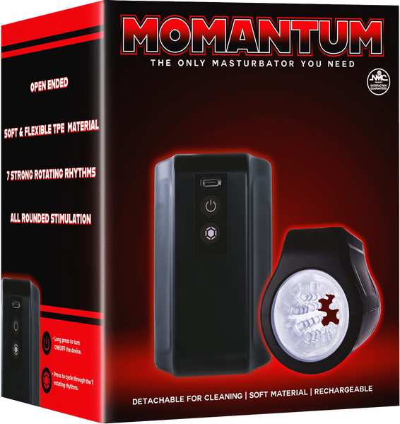 Excellent Power Momantum Rotating Masturbator