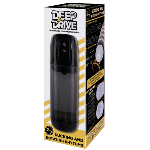 Excellent Power Deep Drive Sucking and Rotating Masturbator