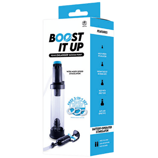 Excellent Power Boost It Up - Penis Enlarger Vacuum Pump - Multi Speed