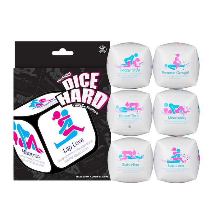 Excellent Power | Dice Hard PVC Inflatable Dice White