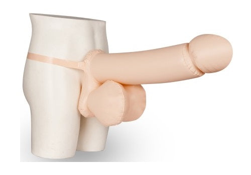 Jolly Booby - Inflatable Penis - Inflatable 21" / 53cm Penis w Adjustable Strap