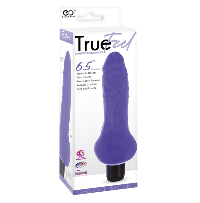 Excellent Power True Feel Ballsy 6.5" Vibrator Purple