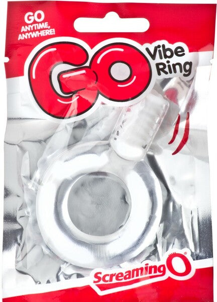 ScreamingO Go Vibe Vibrating Erection Ring - Clear