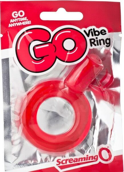 ScreamingO Go Vibe Vibrating Erection Ring - Red