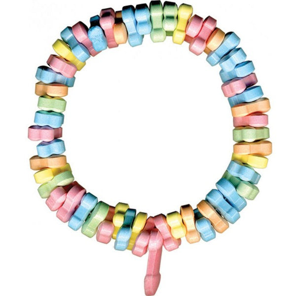 Hott Products | Dicky Charms - Necklace Penis Shaped Multi Flavored Candy Charms