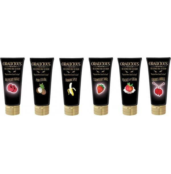 Hott Products |  Oralicious Flavored Oral Sex Cream (24 Piece Display)