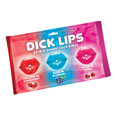 Hott Products | Dick Lips Gummy Cock Rings (3 Pack)