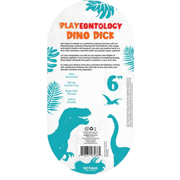 Hott Products | Dino Dick Dildo 6" Dinosaur Shaped Dildo Orange