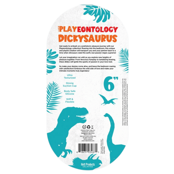Hott Products | Dickysaurus 6" Dinosaur Shaped Dildo Purple
