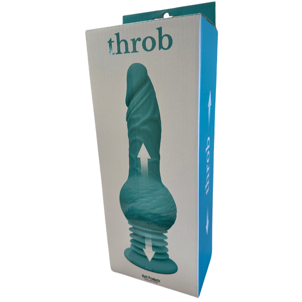 Hott Products | Throb Thrusting Vibrator (Teal)