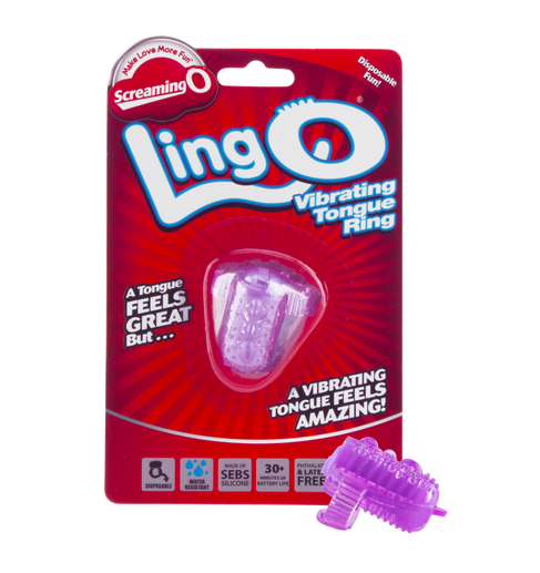 ScreamingO Ling O Vibrating Tongue Ring - Lavender