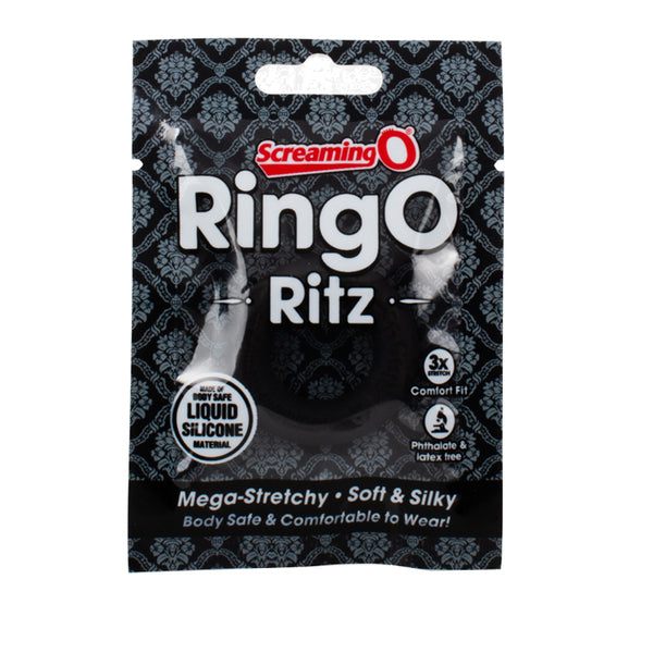 ScreamingO RingO Ritz Cock Ring Black