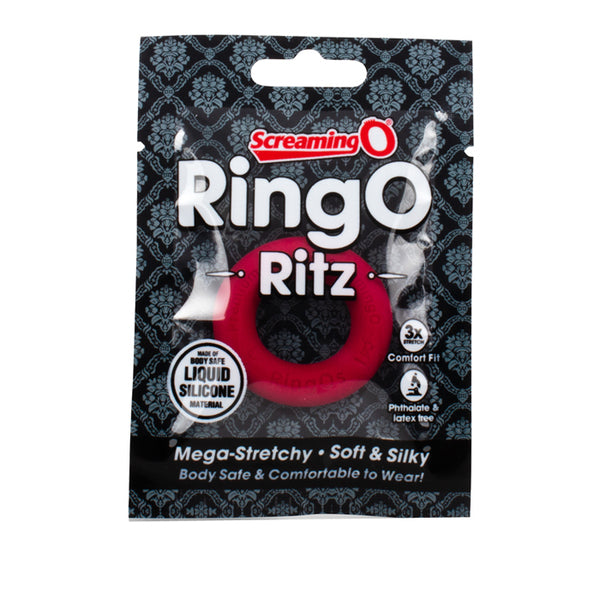 ScreamingO RingO Ritz Cock Ring Red