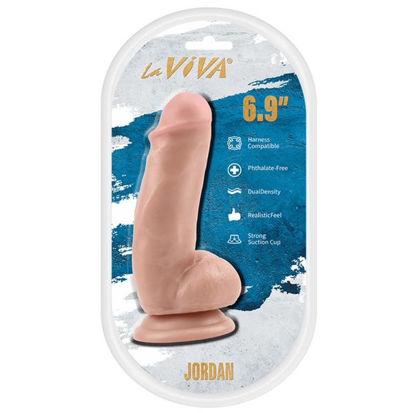 La Viva Aussie Dongs Jordan 6.9" Dildo Flesh