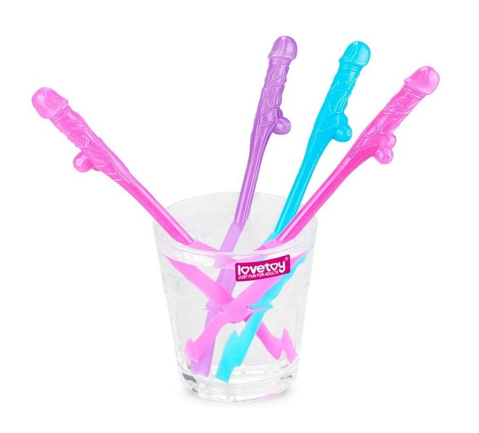 Lovetoy | Willy Straws (Blue, Pink, Purple)