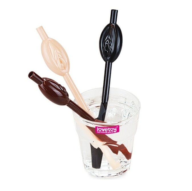 Lovetoy | Pussy Straws (Flesh, Brown, Black)