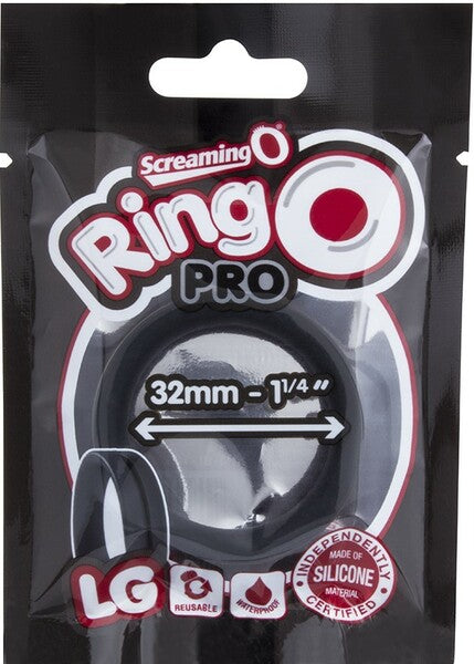 ScreamingO RingO Pro Large Cock Ring - Black