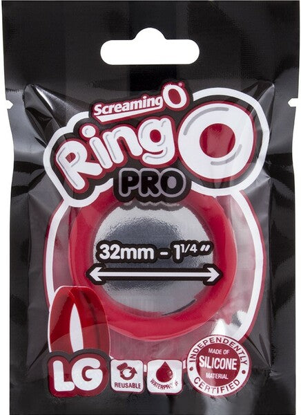 ScreamingO RingO Pro Large Cock Ring - Red