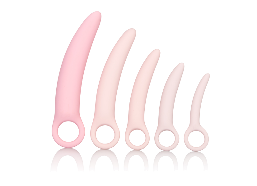 CalExotics Inspire Silicone Dilator 5-Piece Set (Pink)