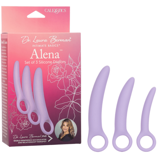 CALEXOTICS Dr. Laura Berman - Alena Set Of 3 Silicone Dilators (Lavender)