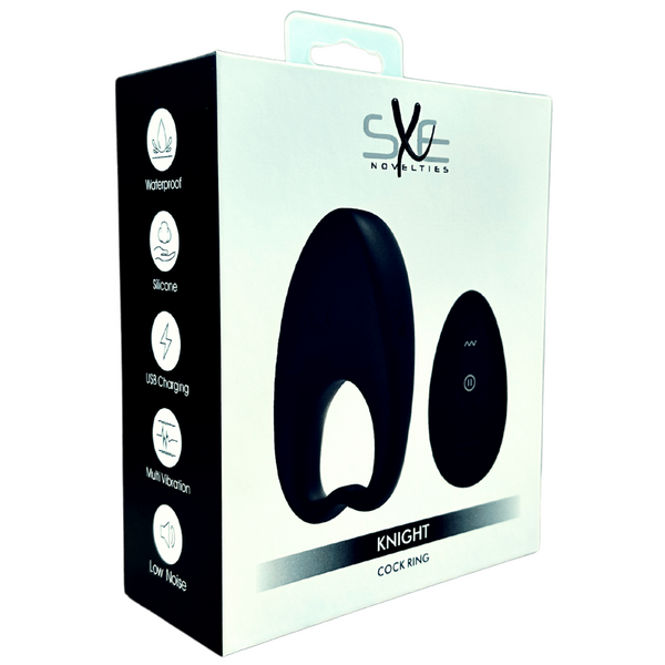 SXE Knight Vibrating Cock Ring with Remote