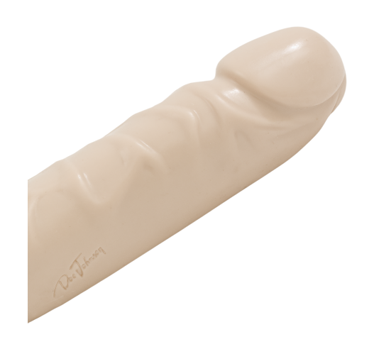 Doc Johnson Jr. Veined Double Header 12" Bender White Dildo Dong
