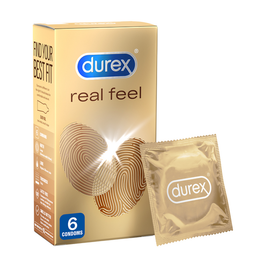 Durex Real Feel Non-latex Condoms 6's