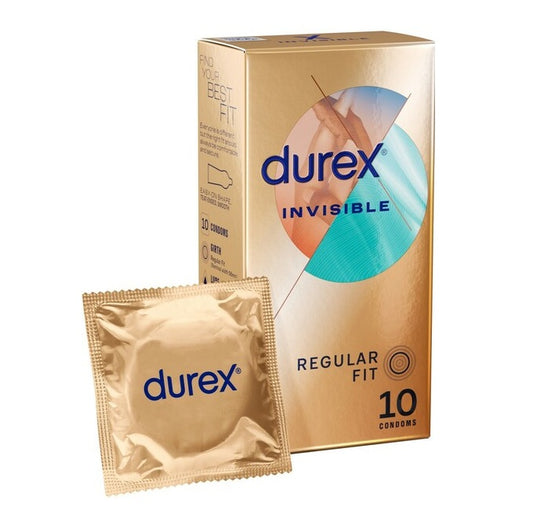 Durex Invisible - Regular Fit Condoms 10's
