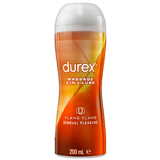 Durex 2in1 Sensual Massage Gel Lube Ylang Ylang 200ml
