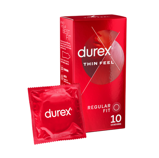 Durex Thin Feel Regular Fit Condoms 10's