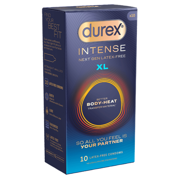 Durex Intense Condoms - XL 10's