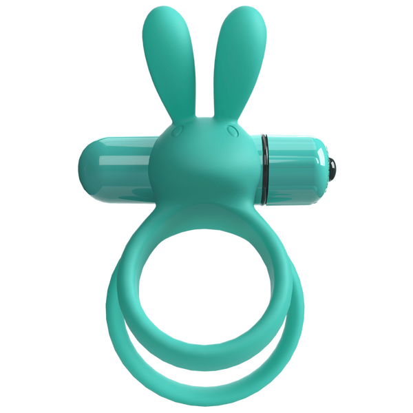 ScreamingO 4T Ohare XL Vibrating Rabbit Ears Cock Ring - Kiwi