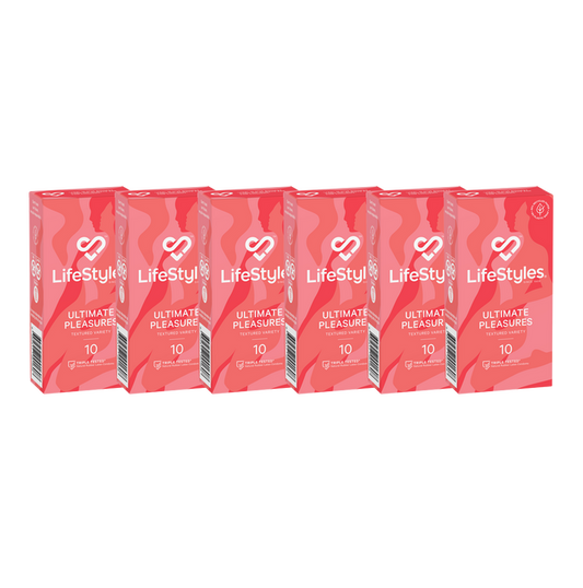 LifeStyles Ultimate Pleasures Condoms 10's (6 X 10's Tray)
