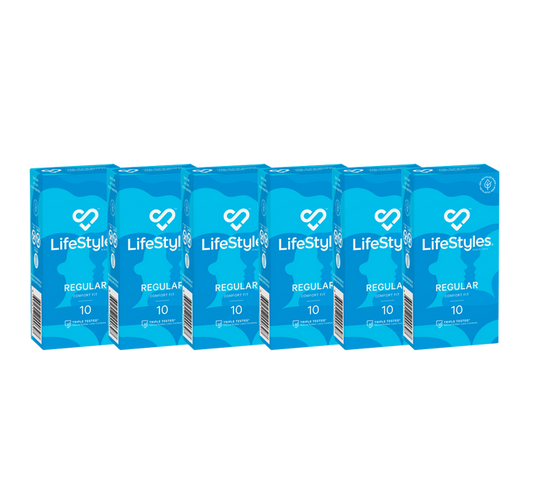 LifeStyles Regular Condoms 10's (6 X 10's Tray)